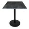 Holland Bar Stool Co 36" Tall In/Outdoor All-Season Table, 36" x 36" Square Black Steel Top OD214-2236BWOD36SQBlkStl - alternate 1